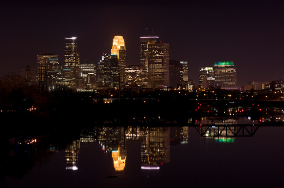 Minneapolis Night Skyline