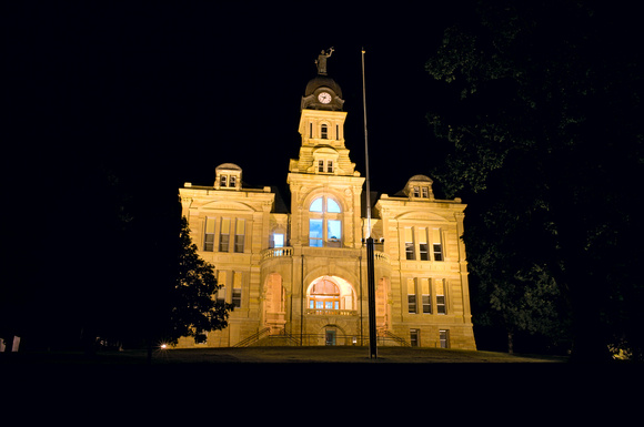 Blue Earth County Courthouse at Night