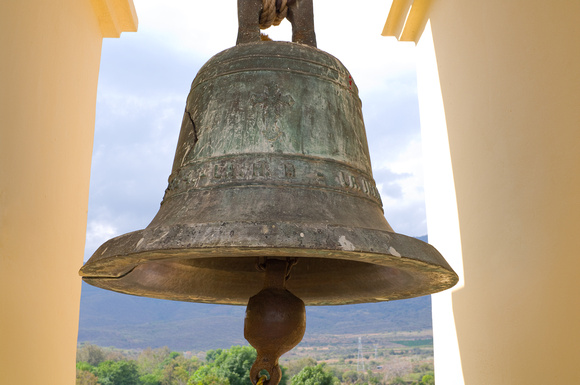 Bell Atop Monastery in Amacueca