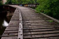 Converging Railroad Tracks
