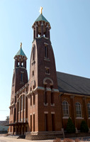 Church Towers and Entrance in Saint Paul
