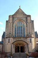 Neogothic Church Entrance in Saint Paul