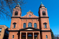 Red Brick Church Front in Saint Paul
