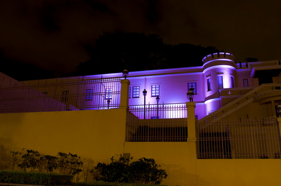 Costa Rica National Museum at Night