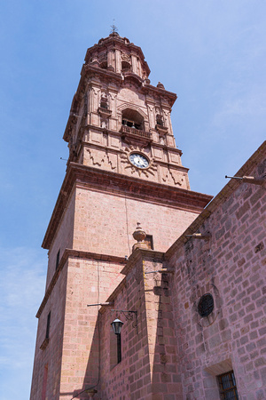 landmark morelia cathedral bell tower