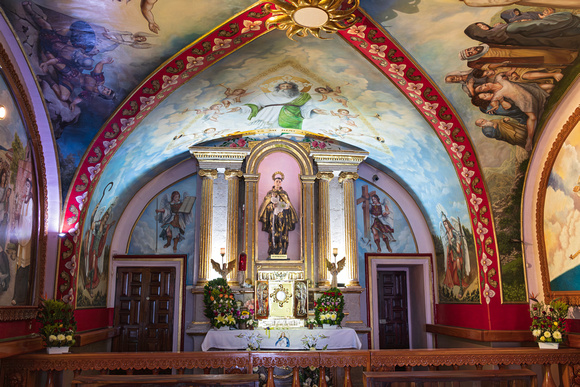 our lady of guadalupe chapel inside sanctuary