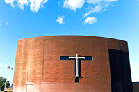 Copper Clad Chapel Exterior and Cross