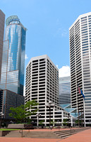 Minneapolis Plaza and Skyscrapers