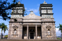 Front Entrance Church of Palmares in Costa Rica