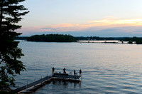 Sunset Fishing on East Gull Lake