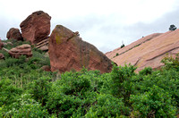 Red Rocks Outcrops and Vegetation