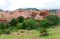 Red Rocks Glen Sandstone and Mountains