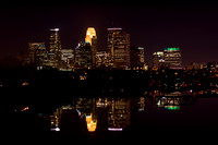 Minneapolis Night Skyline