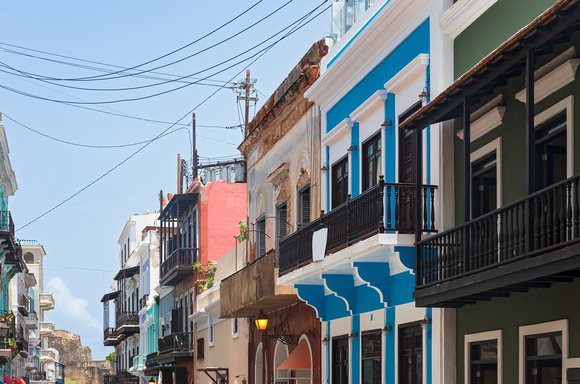 Streets and Facades of Old San Juan