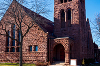 Landmark Church Corner Entrance and Bell Tower