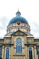 Landmark basilica dome and facade