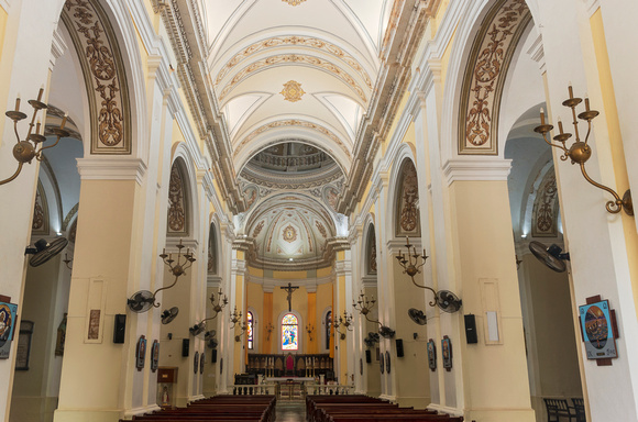 Landmark Cathedral Interior in San Juan
