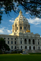 Minnesota State Capitol View from Front Lawn