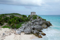 Tulum Winds God Temple and Cliffs
