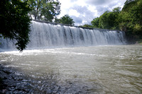 Root River Waterfall in Lanesboro