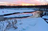 Winter Twilight at Minnesota Valley Wildlife Refuge